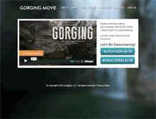 Tablet Screenshot of gorgingmovie.com